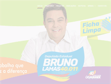Tablet Screenshot of brunolamas.com.br